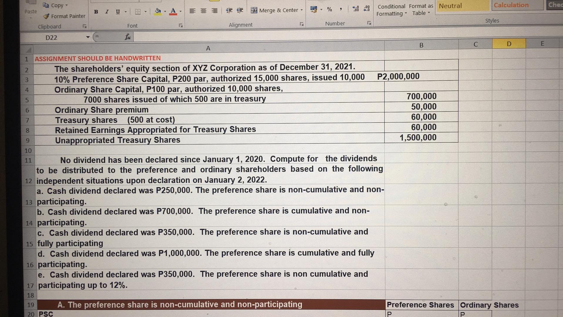  La Copy Paste % Calculation Ched B IU. [ Q. A