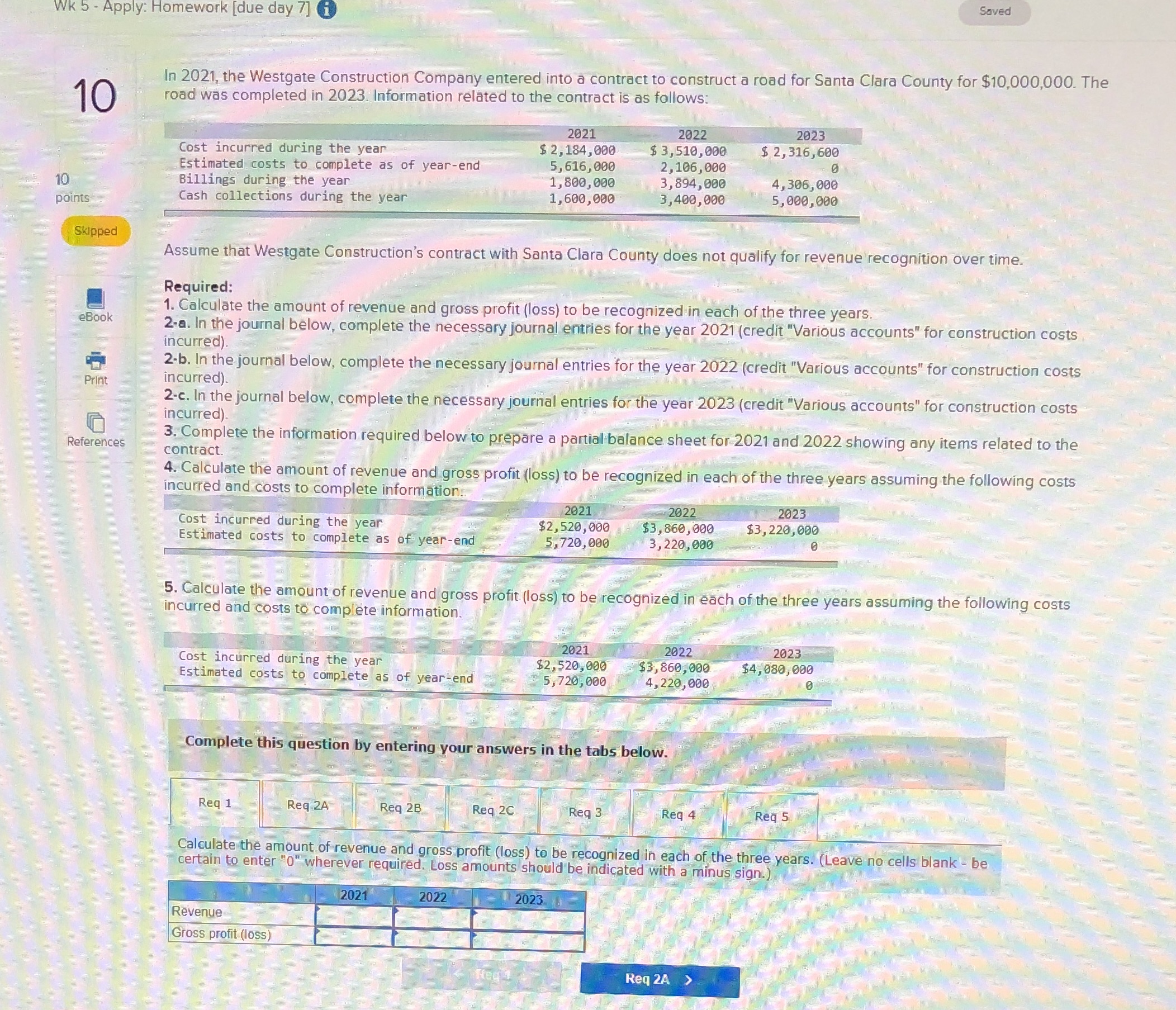  Wk 5 - Apply: Homework [due day ?] i Saved In