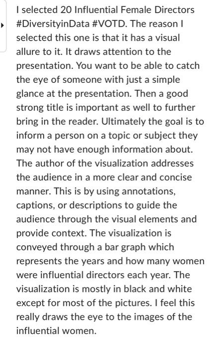 accessible to their audience? What would you recommend to make key insights