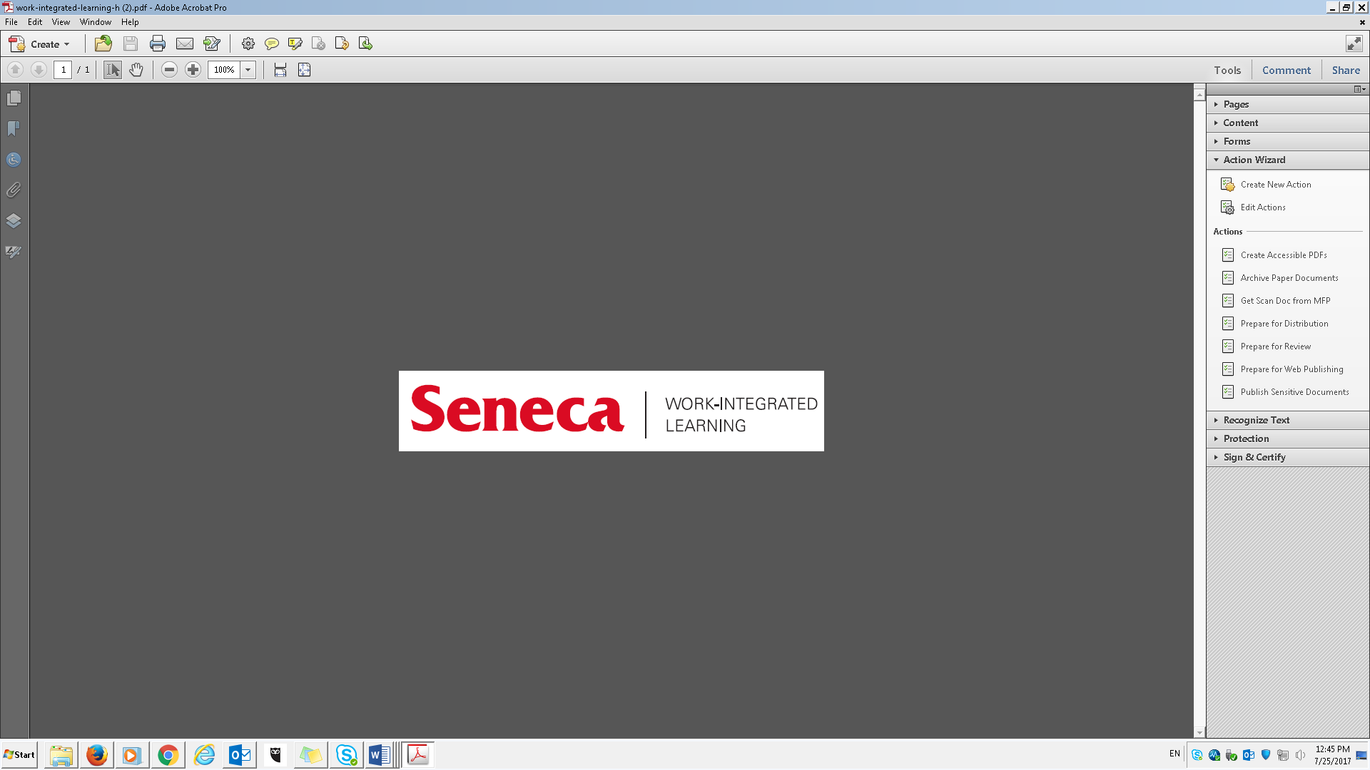  Name: Student Number: INDIVIDUALIZED LEARNING PLAN - TEMPLATE Use the template