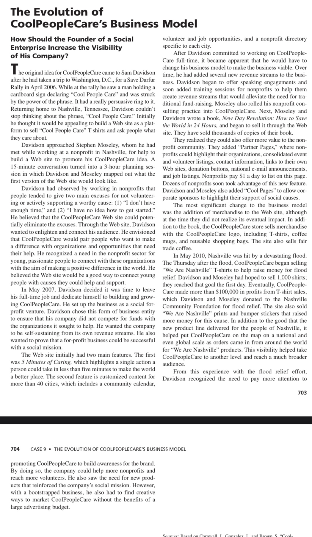  A. Discuss four (4) strategies that Davidson could have utilized to