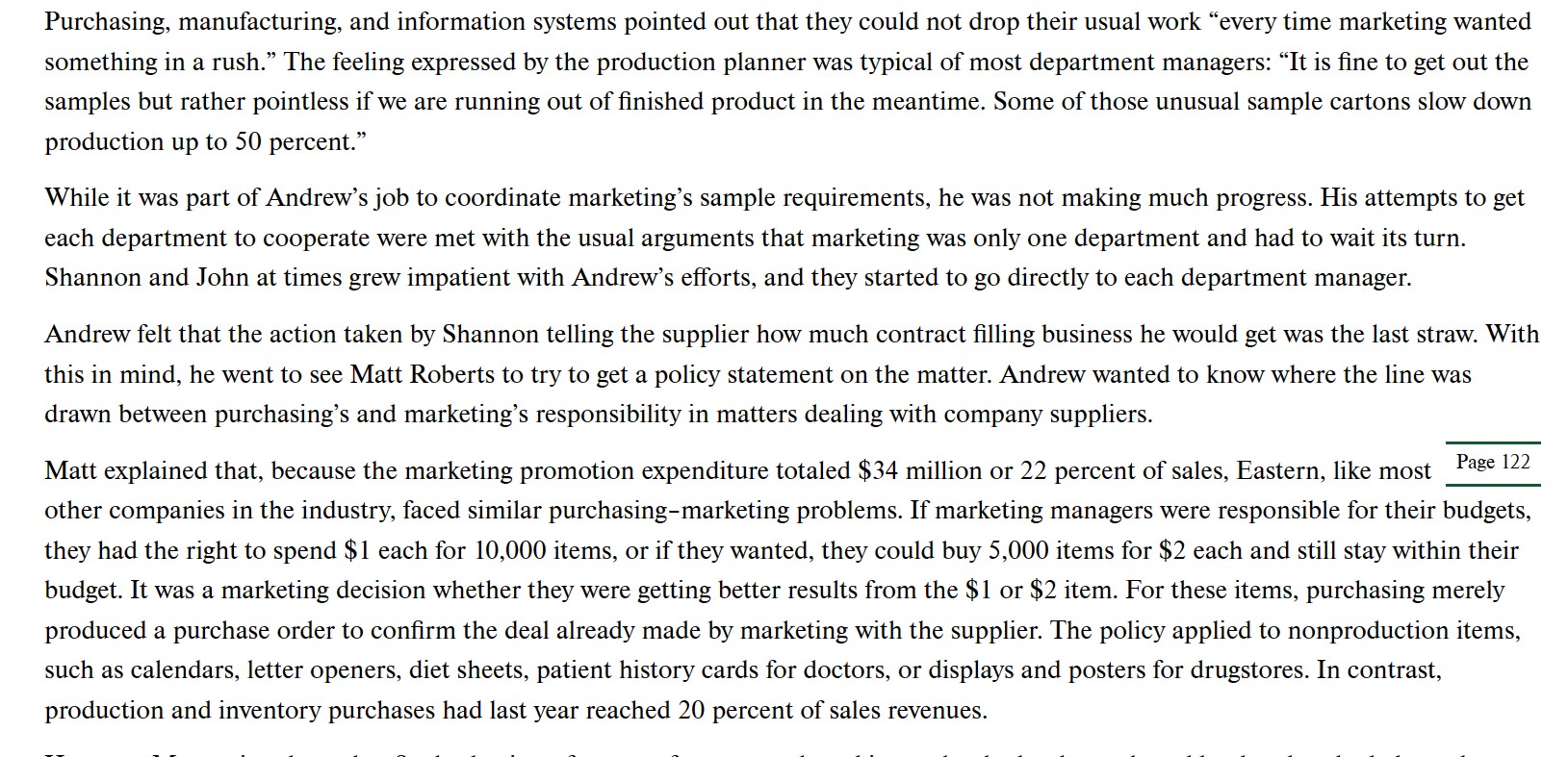 stated facts. Do they point to a problem? Major Problem - What