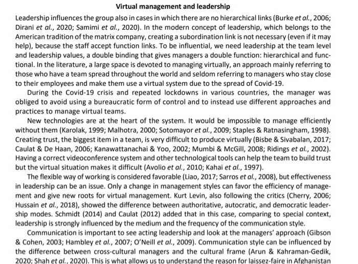 management - state the main points of the article **Help me do