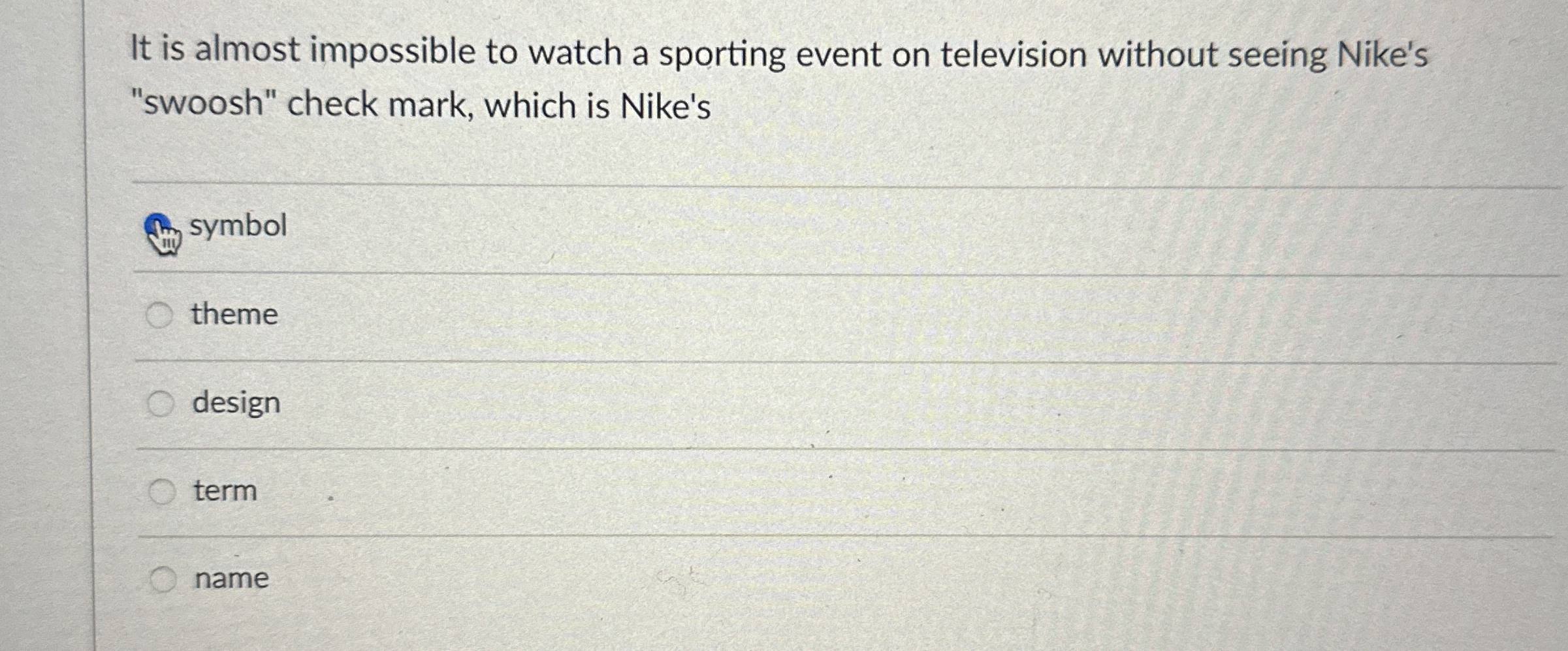  It is almost impossible to watch a sporting event on television