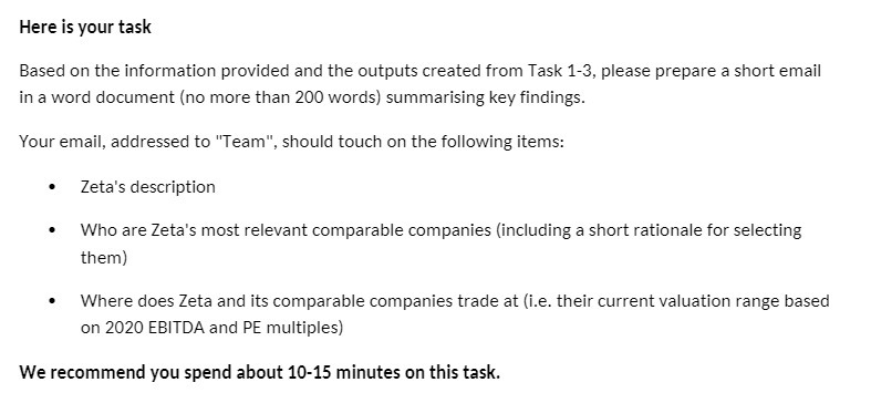 Here is your task Based on the information provided and the