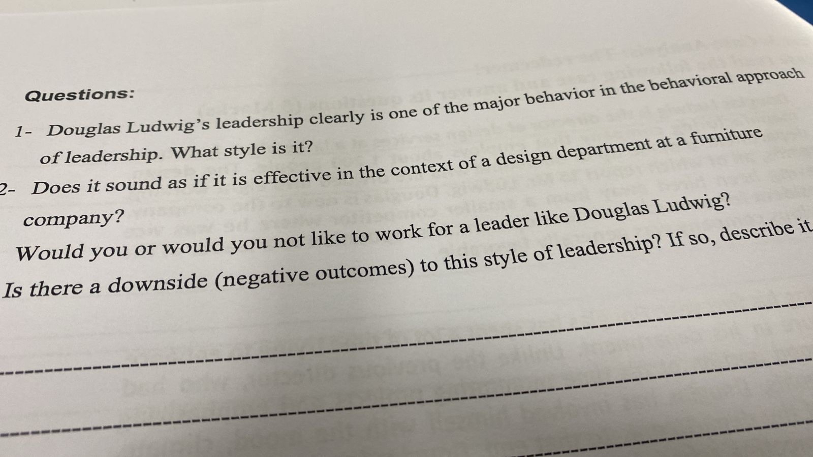  Part 3: Case Analysis: The redeemer! Please read the following case