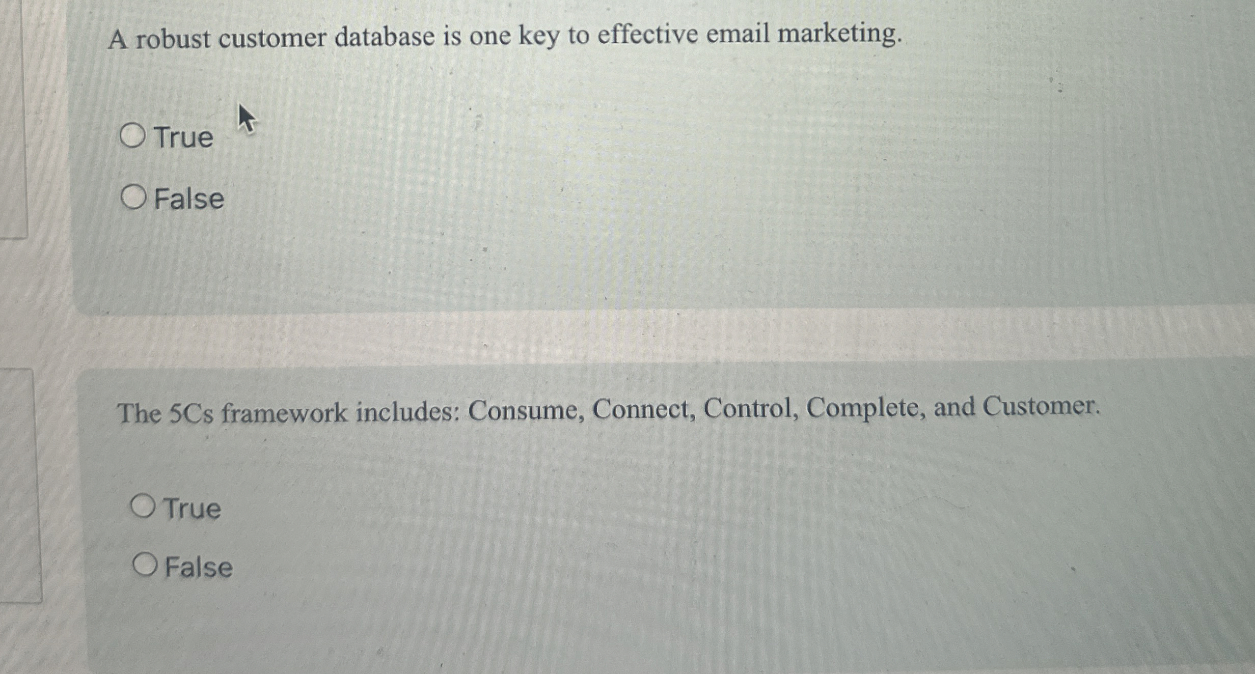  A robust customer database is one key to effective email marketing.