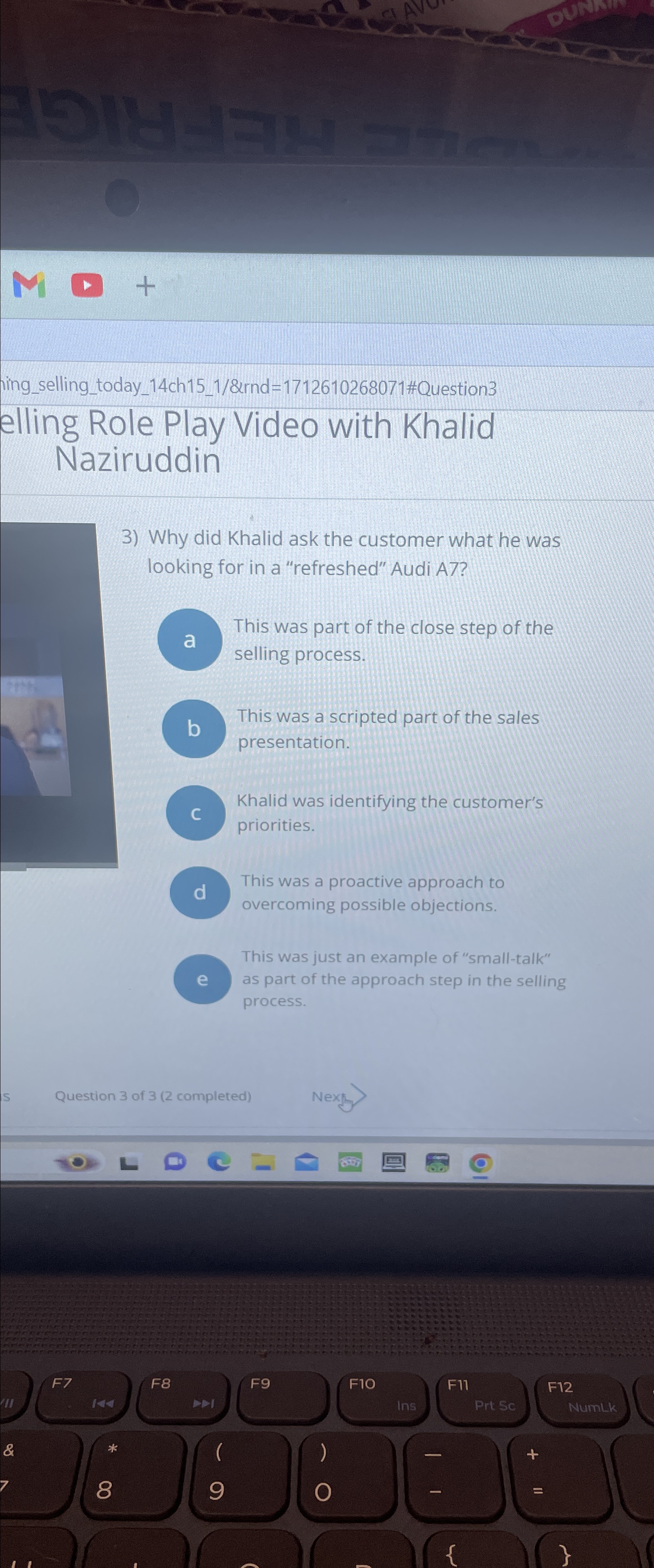  ling_selling_today_14ch15_1/&rnd=1712610268071#Question3 elling Role Play Video with Khalid Naziruddin Why did Khalid