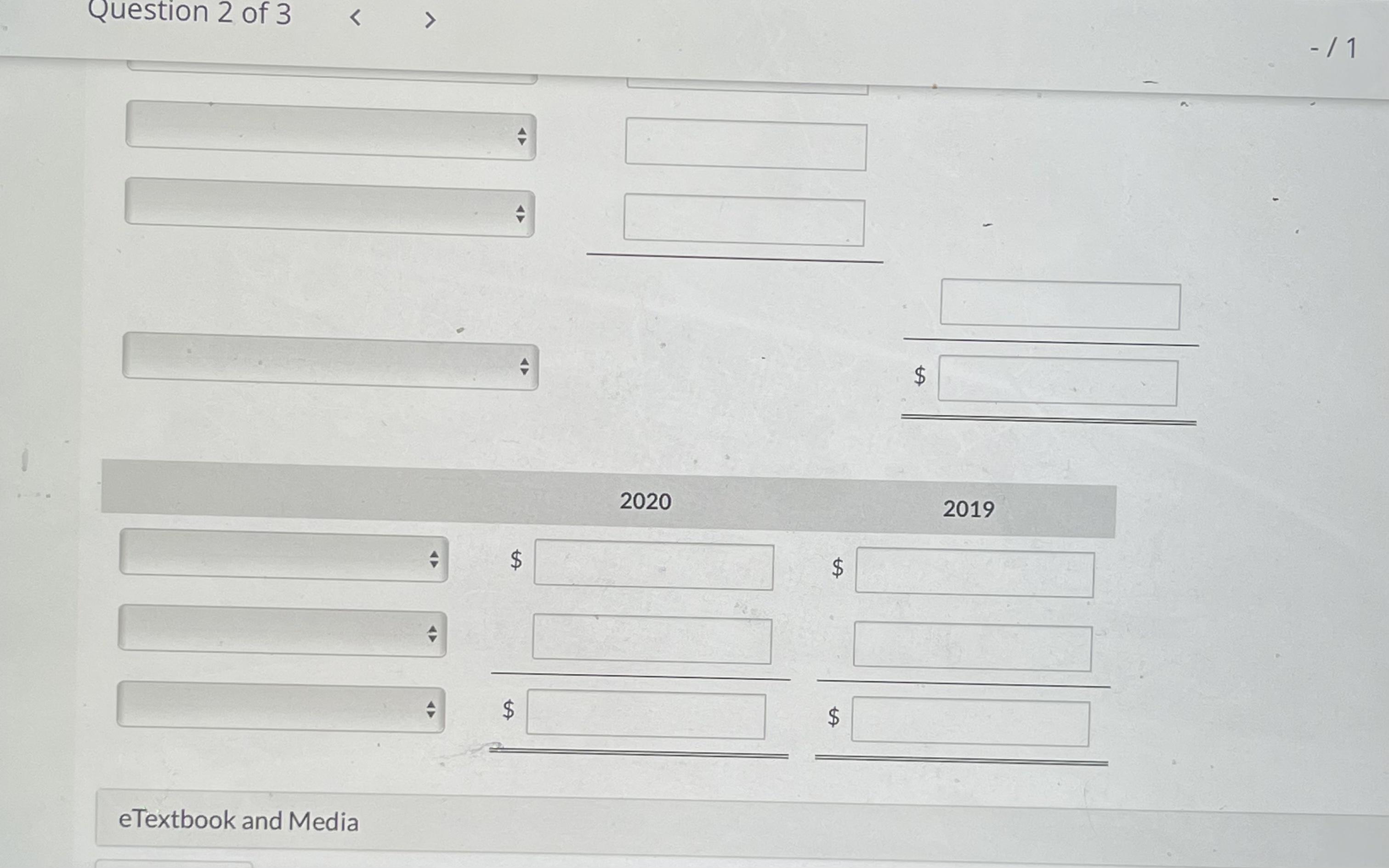 had the following information available at the end of 2020: BLOSSOM LIMITED