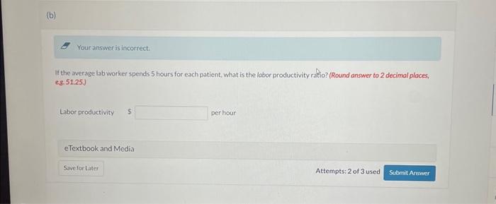 with 2nd half of question along with part B Med-Tech labs is