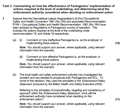  Task 3: Commenting on how the effectiveness of Packagenics' implementation of
