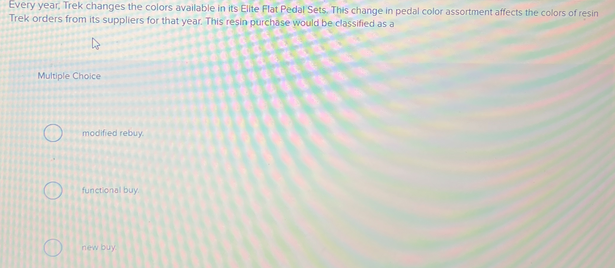  Every year, Trek changes the colors available in its Elite Flat