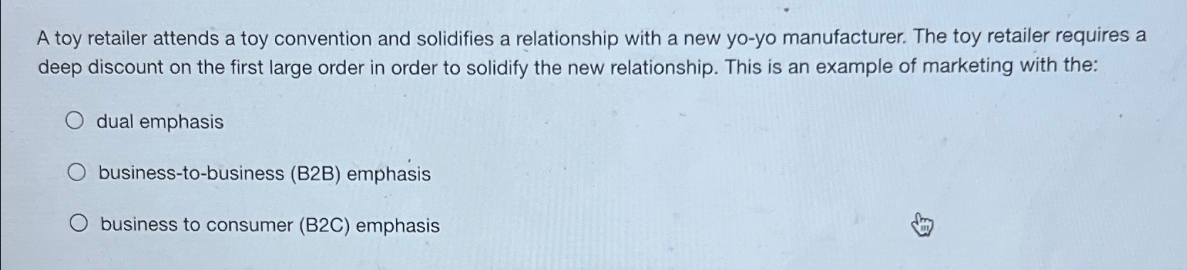  A toy retailer attends a toy convention and solidifies a relationship