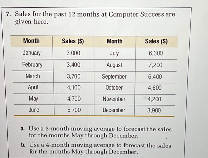 Please do not solve problem 7, only solve problem 9. However, data