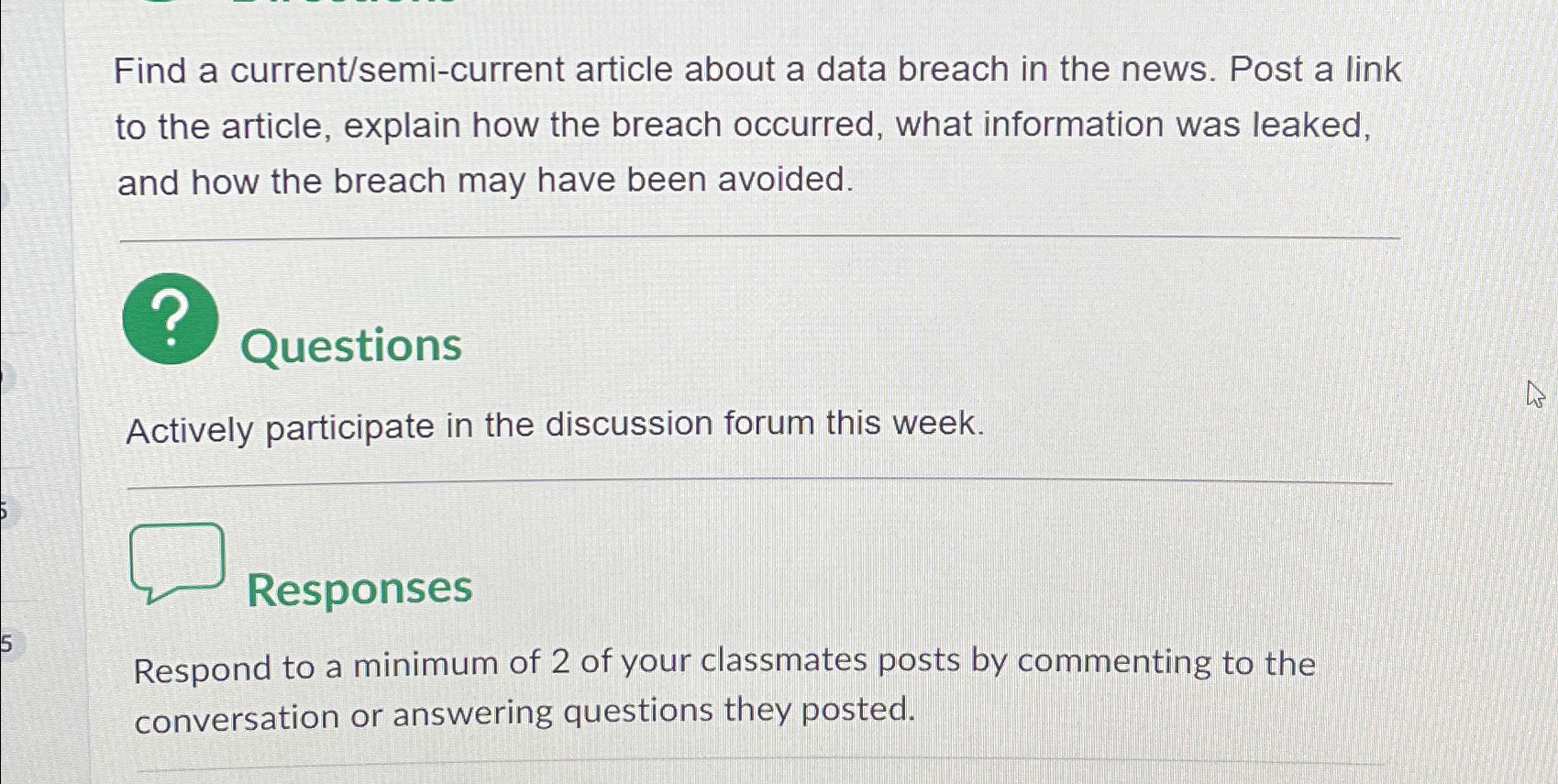  Find a current/semi-current article about a data breach in the news.