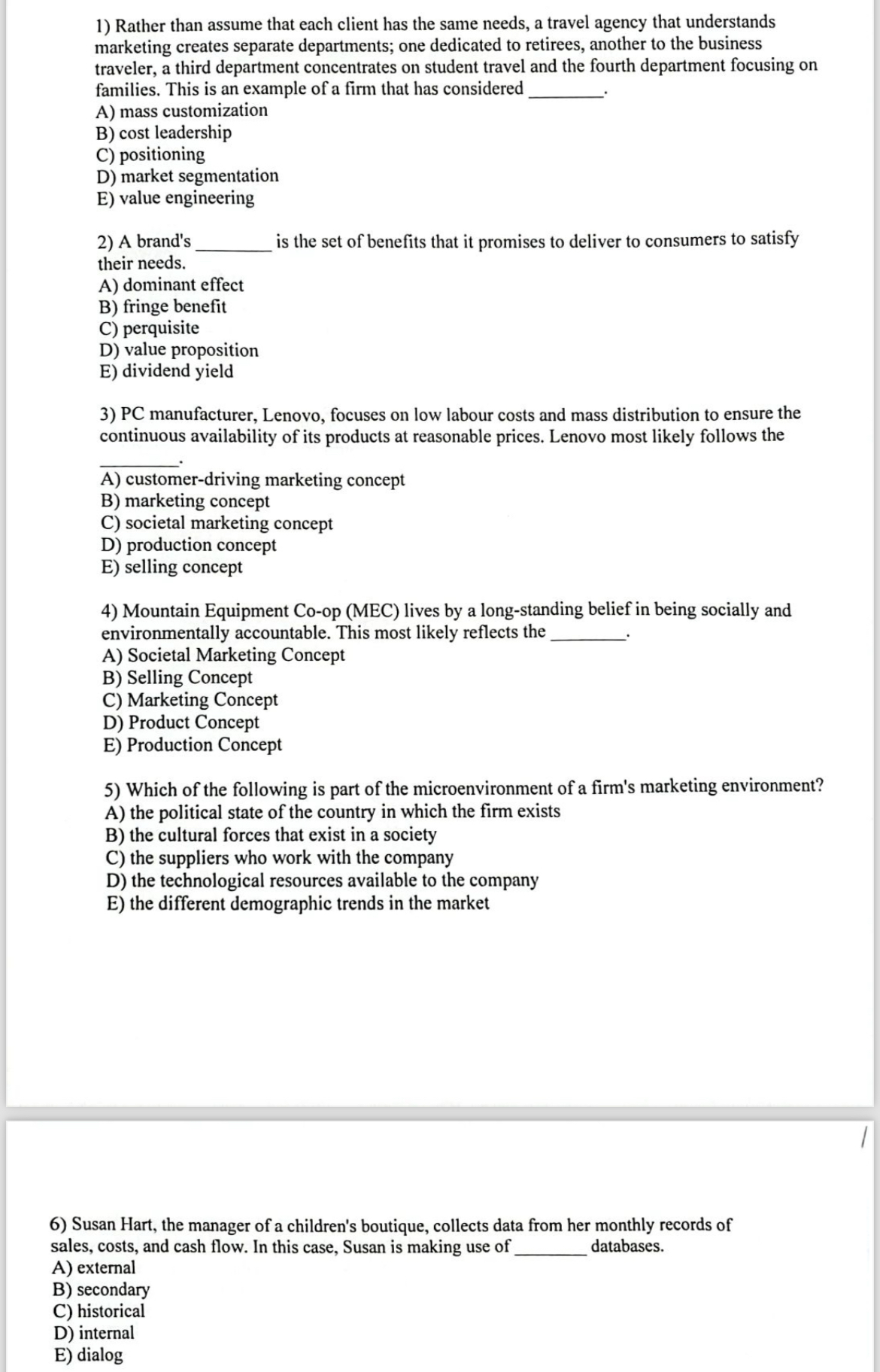  Rather than assume that each client has the same needs, a