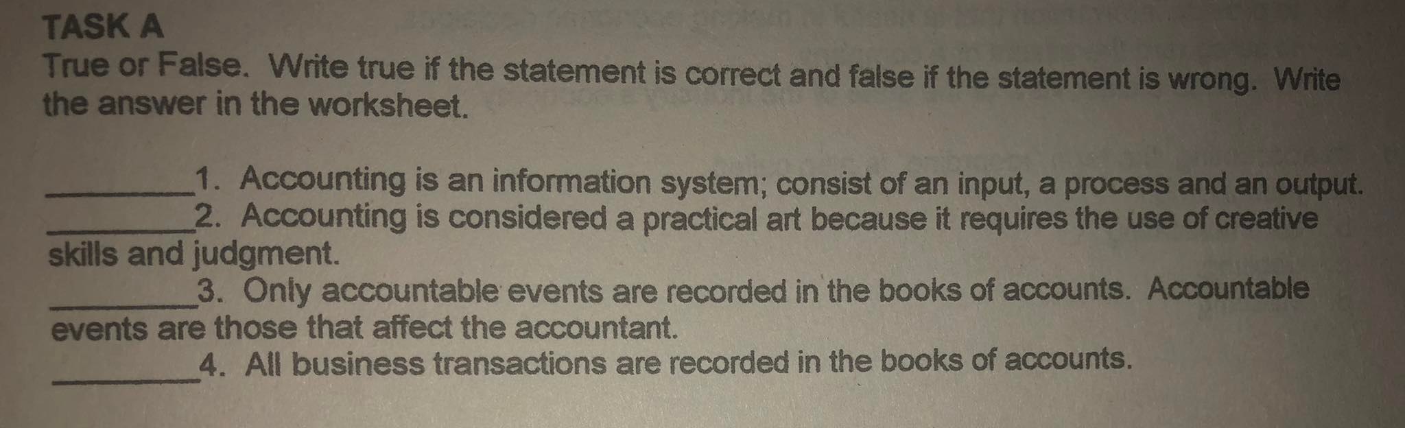 Communicating d. Classifying 8. Which of the following statements is correct? a.