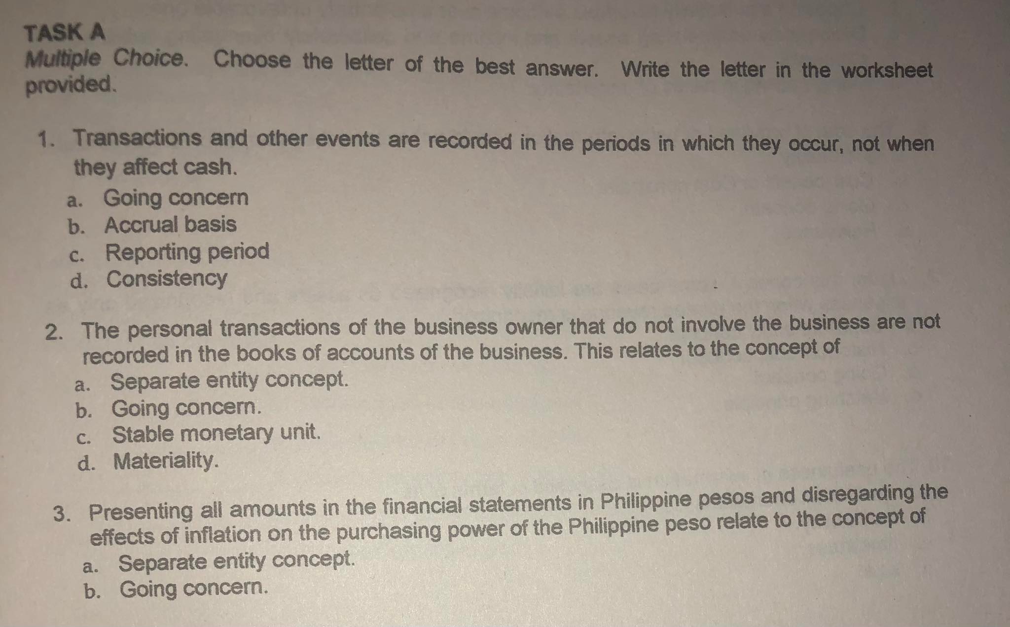 include management, owners and creditors. c. The external users of accounting information