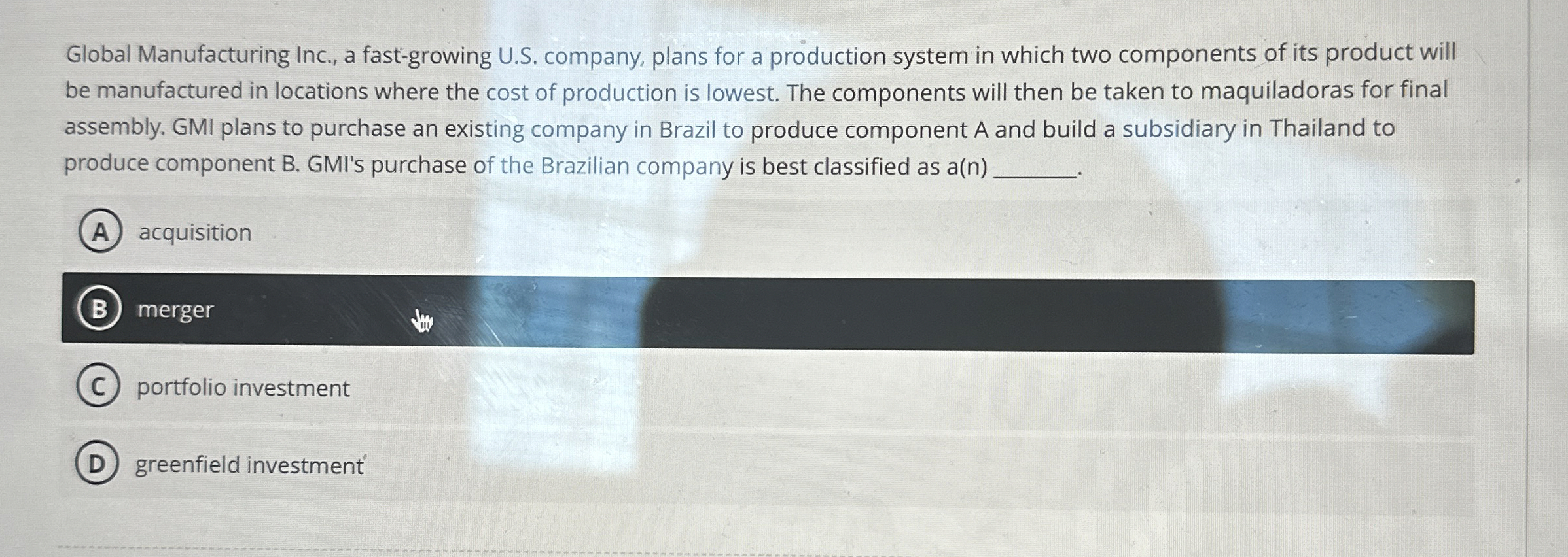  Global Manufacturing Inc., a fast-growing U.S. company, plans for a production