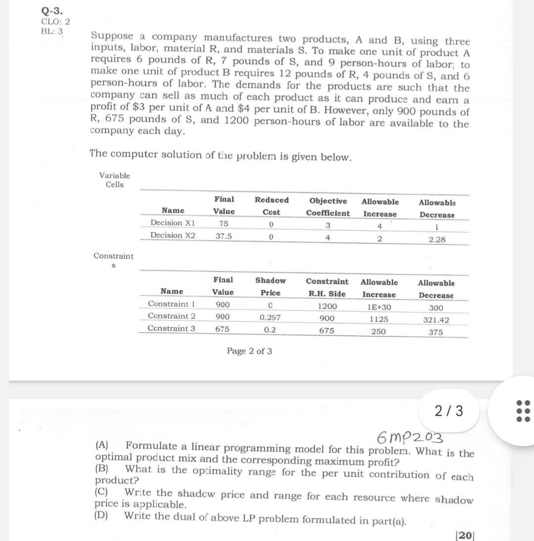 Someone please answer this question in detail, I have an examp