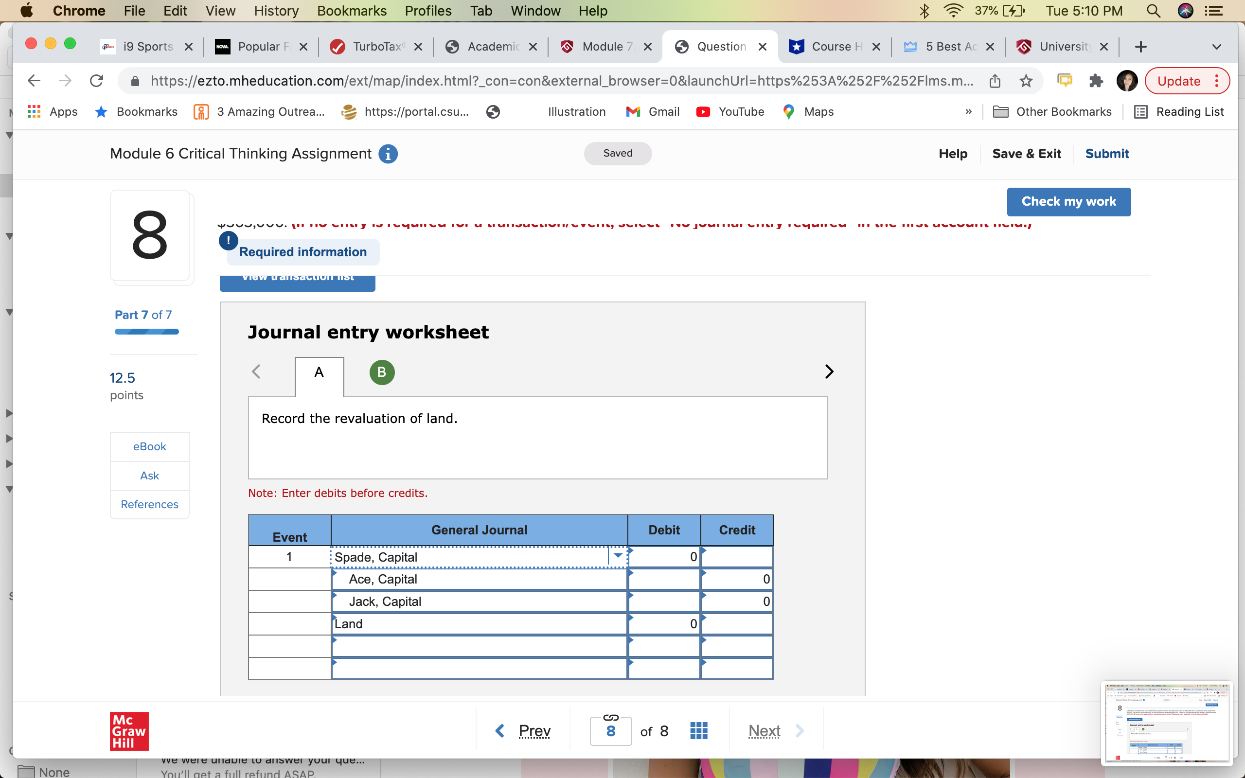 Popular F X TurboTax X Academic X Module 7: X Question X