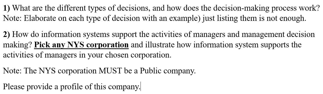  Please answer and explain the following questions. 1. What are the