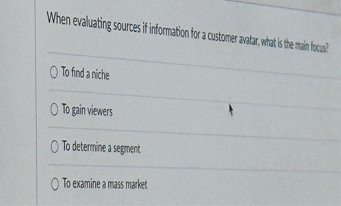 last part says what is the main focus When evaluating sources if