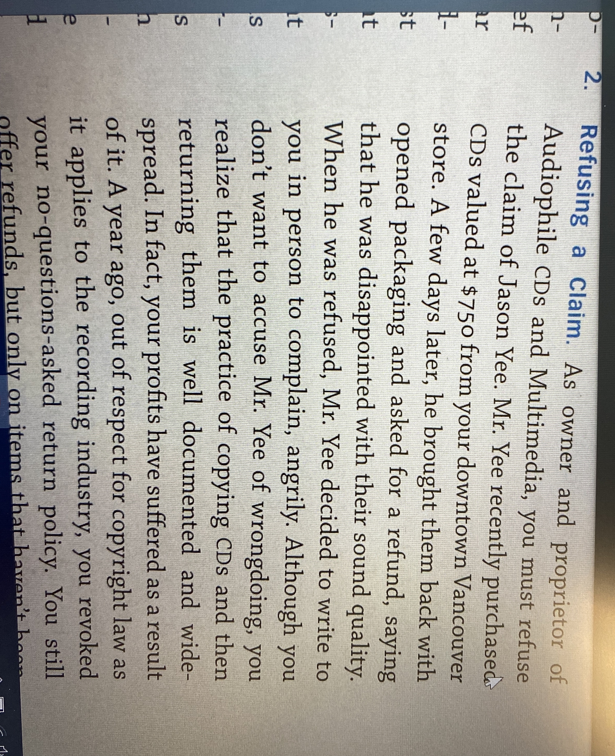  Negative message email for business communication assignment 