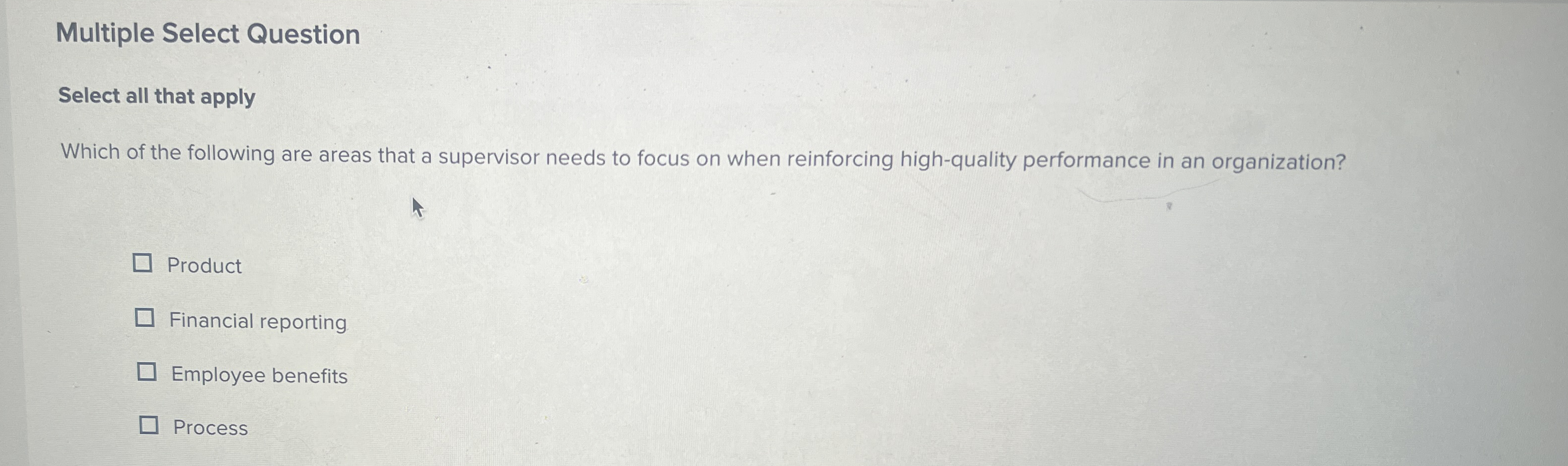  Multiple Select Question Select all that apply Which of the following