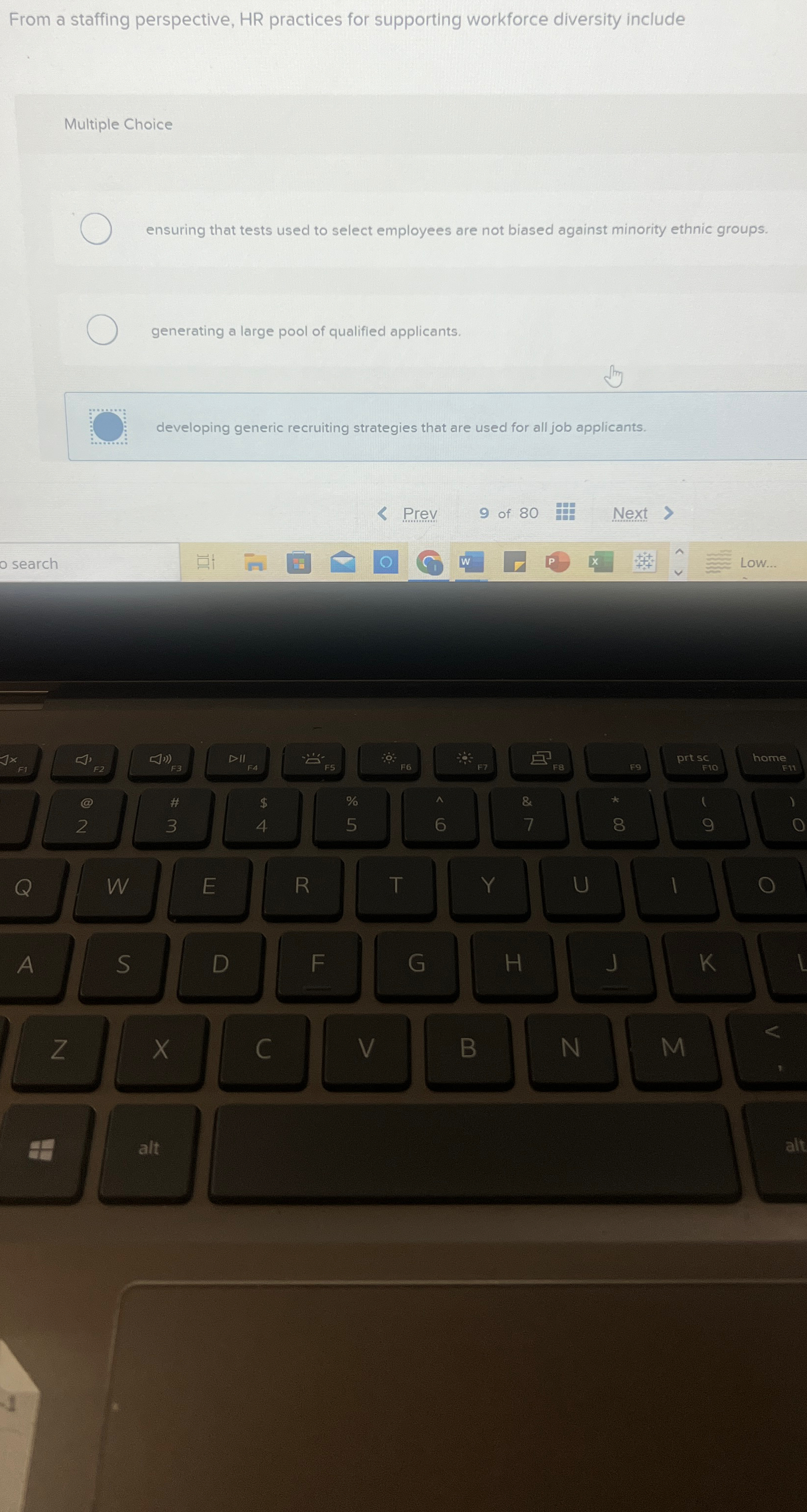  From a staffing perspective, HR practices for supporting workforce diversity include