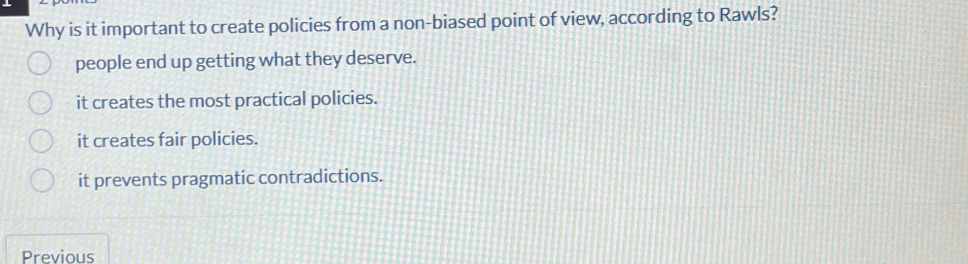  Why is it important to create policies from a non-biased point