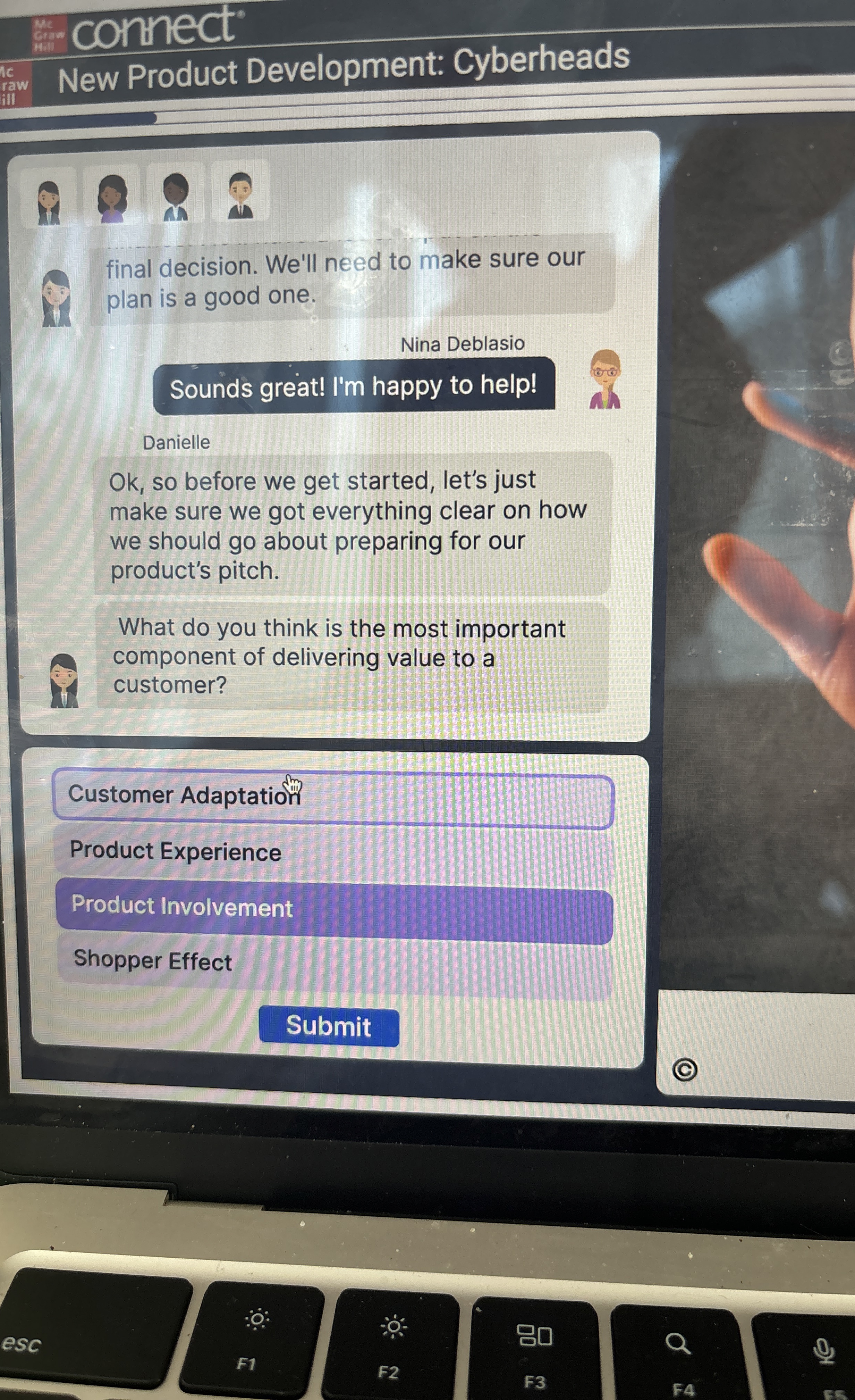  : connect Ic raw New Product Development: Cyberheads final decision. We'll