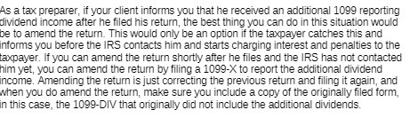 As a tax preparer, if your client informs you that he