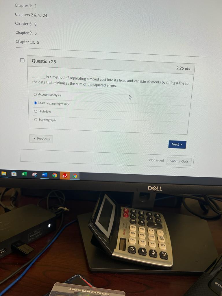  Chapter 1: 2 Chapters 2 & 4: 24 Chapter 5: 8