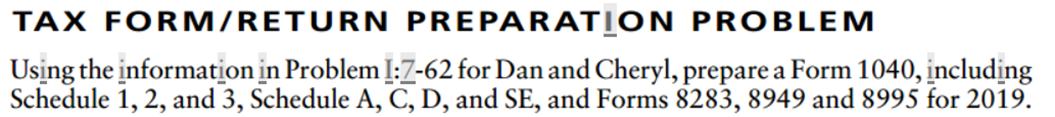 return 2020If the taxpayers have a refund, have the entire amount refunded.Dan's