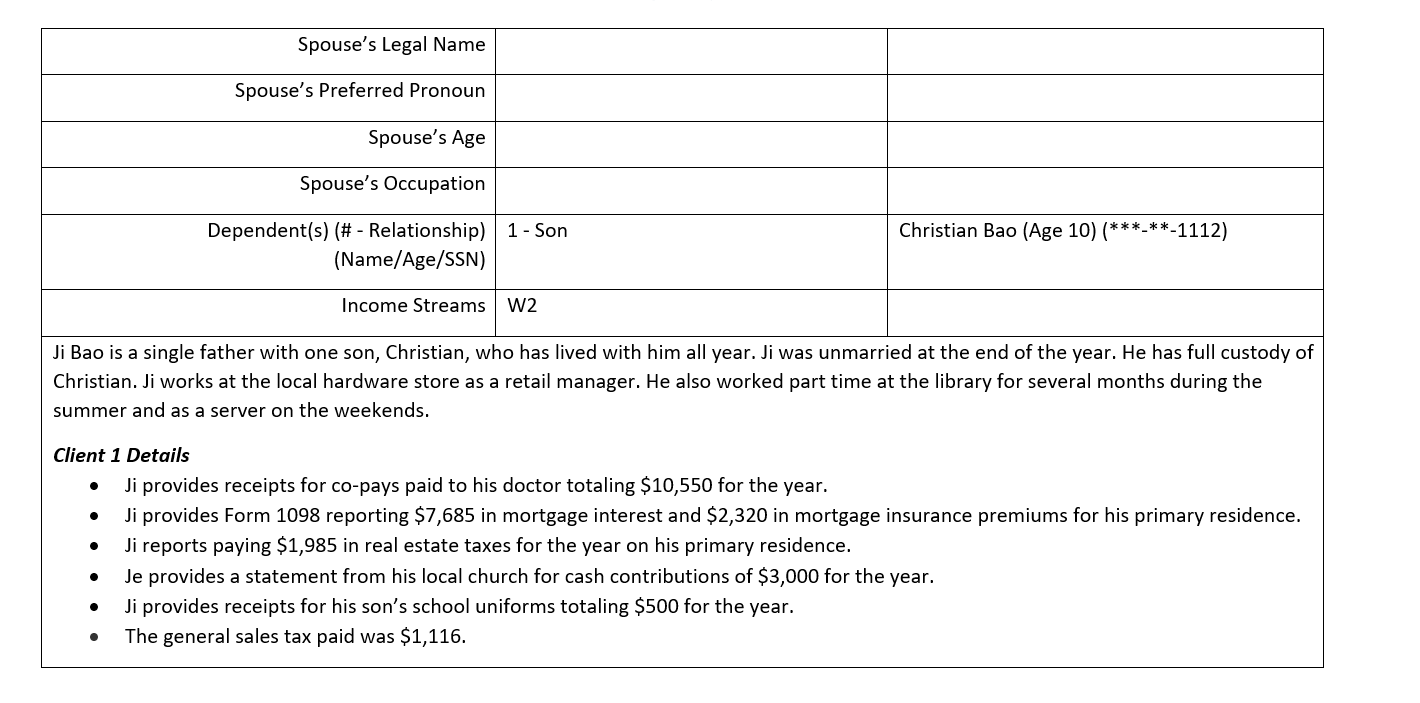 Organizer and Project One. For Project One, you will select a client