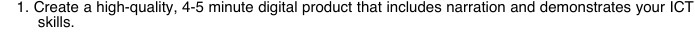  1. Create a high-quality, 4-5 minute digital product that includes narration