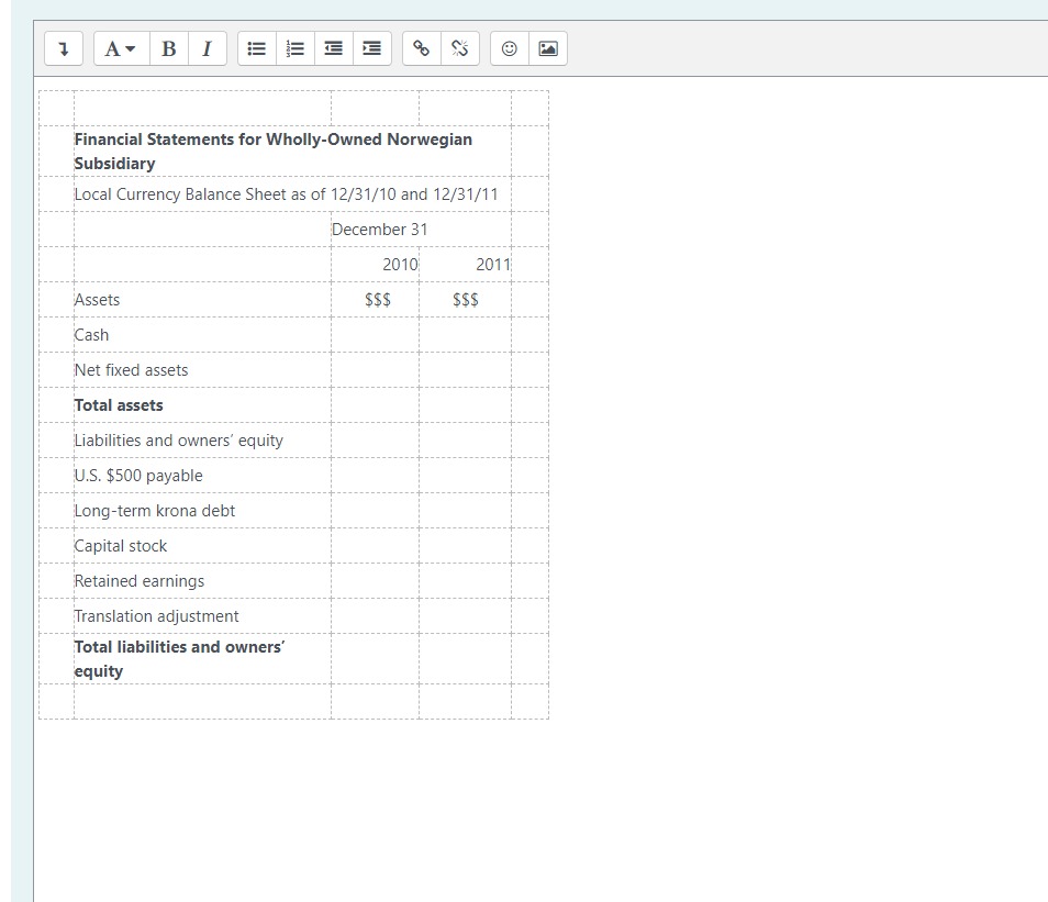 7 A v B E E E Financial Statements for Wholly-Owned