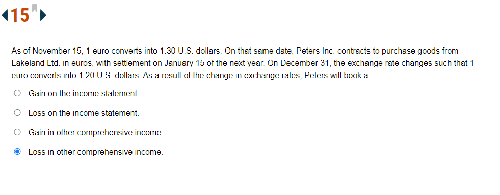 Please answer with detail explanationPlease answer correct 415' As of November 15,