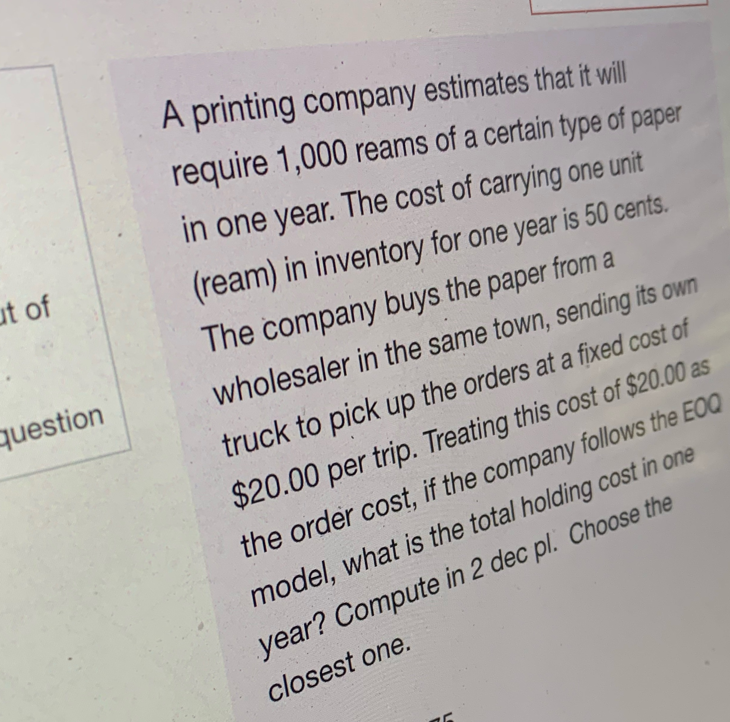 Answer options:A 393 unitsB 493 unitsC 593 units D 193 unitsE 283