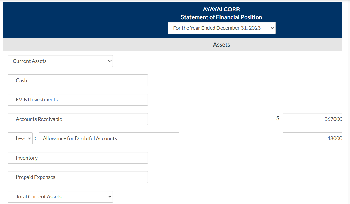 order to obtain additional funds for expansion: Ayayai Corp. Statement of Financial