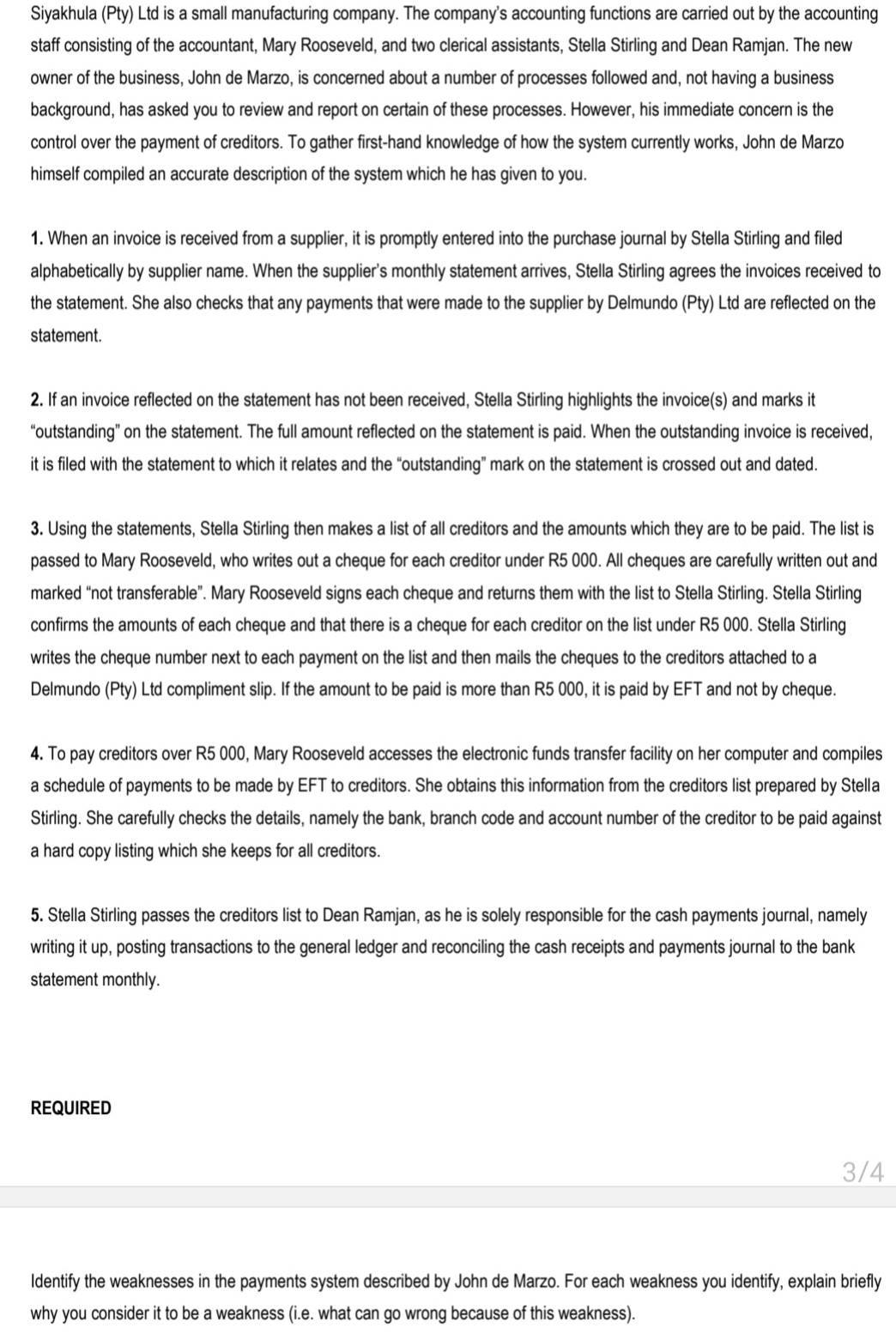 Auditing, please give in depth information this question is worth 25 or