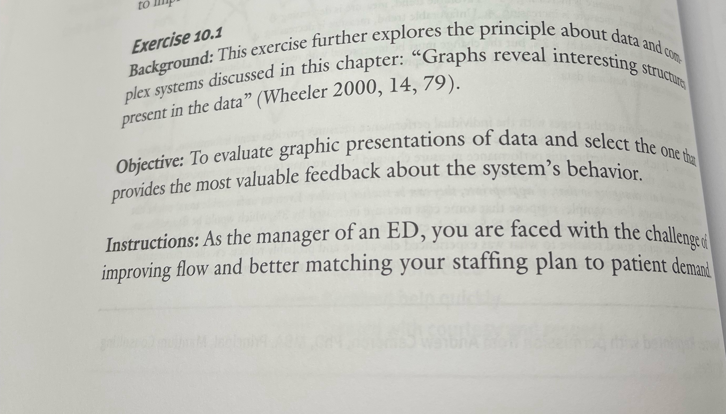  Exercise 10.1 Background: This exercise further explores the principle about data