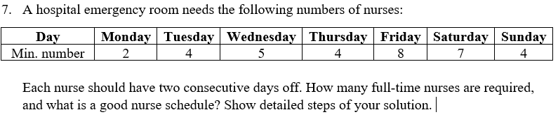 Please use excel and show the steps on excel thank you 7.