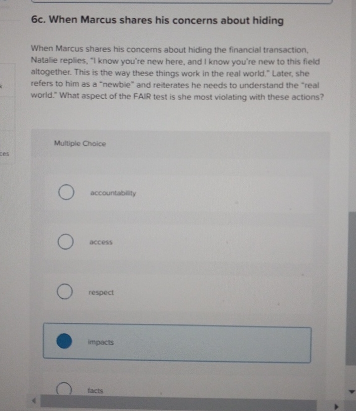  6c. When Marcus shares his concerns about hiding When Marcus shares