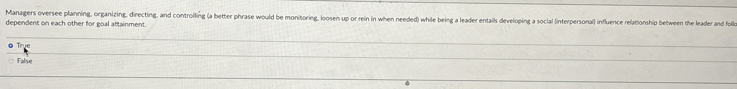  dependent on each other for goal attainment. 