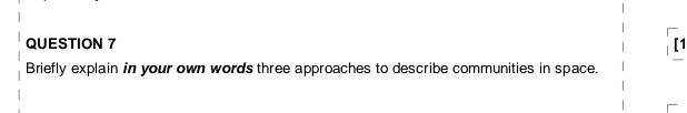  v QUESTION 7 Briefly explain in your own words three approaches