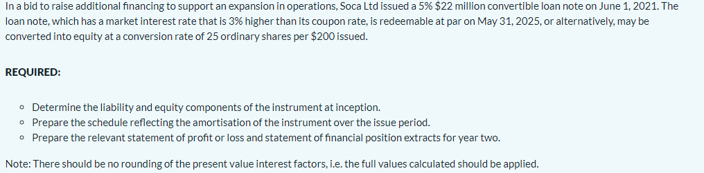  In a bid to raise additional financing to support an expansion