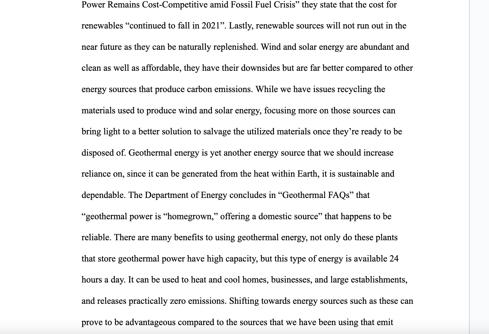 my answers by making my chart add up to 100% and explain