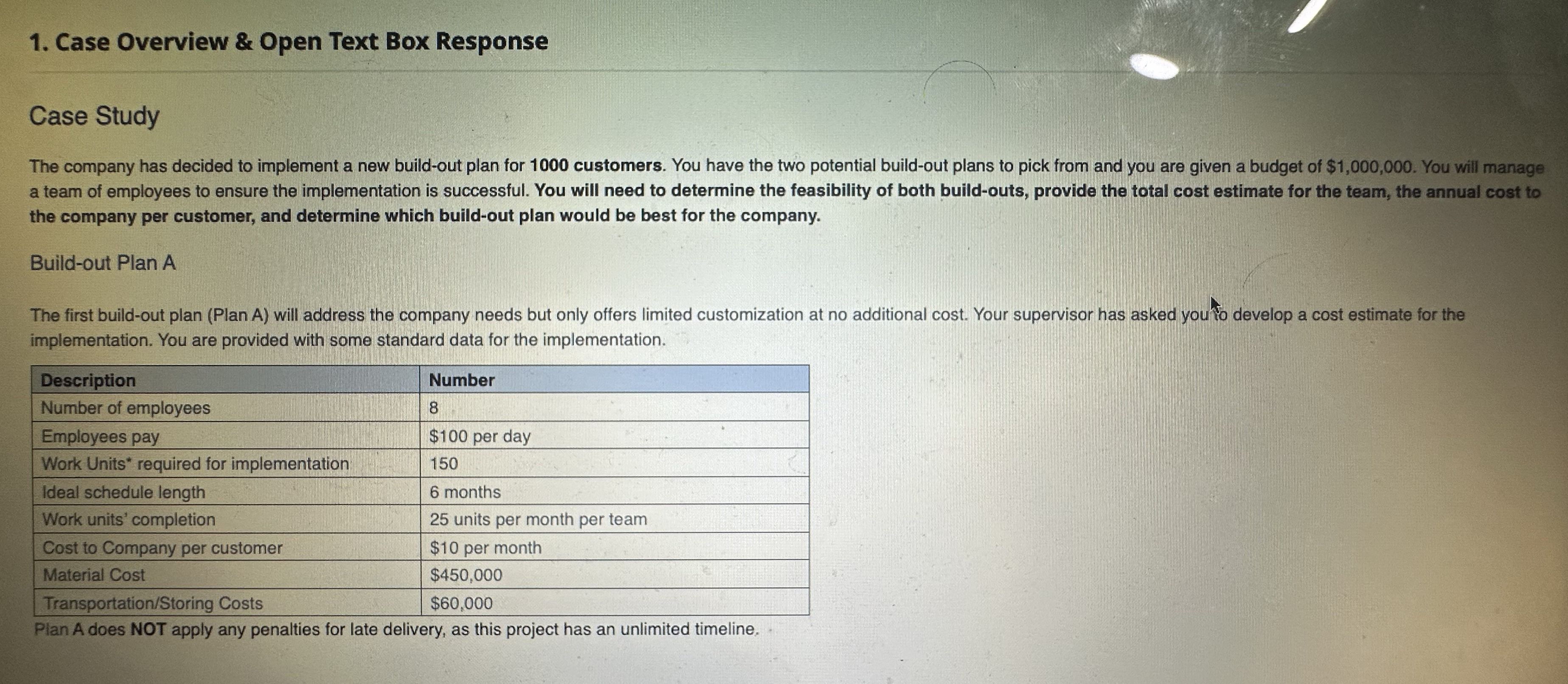  1. Case Overview & Open Text Box Response ALL 23 Case